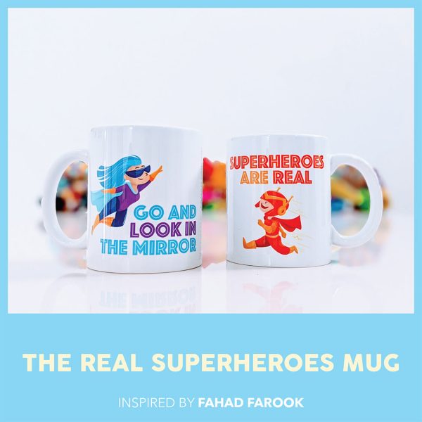 THE REAL SUPERHEROES MUG
